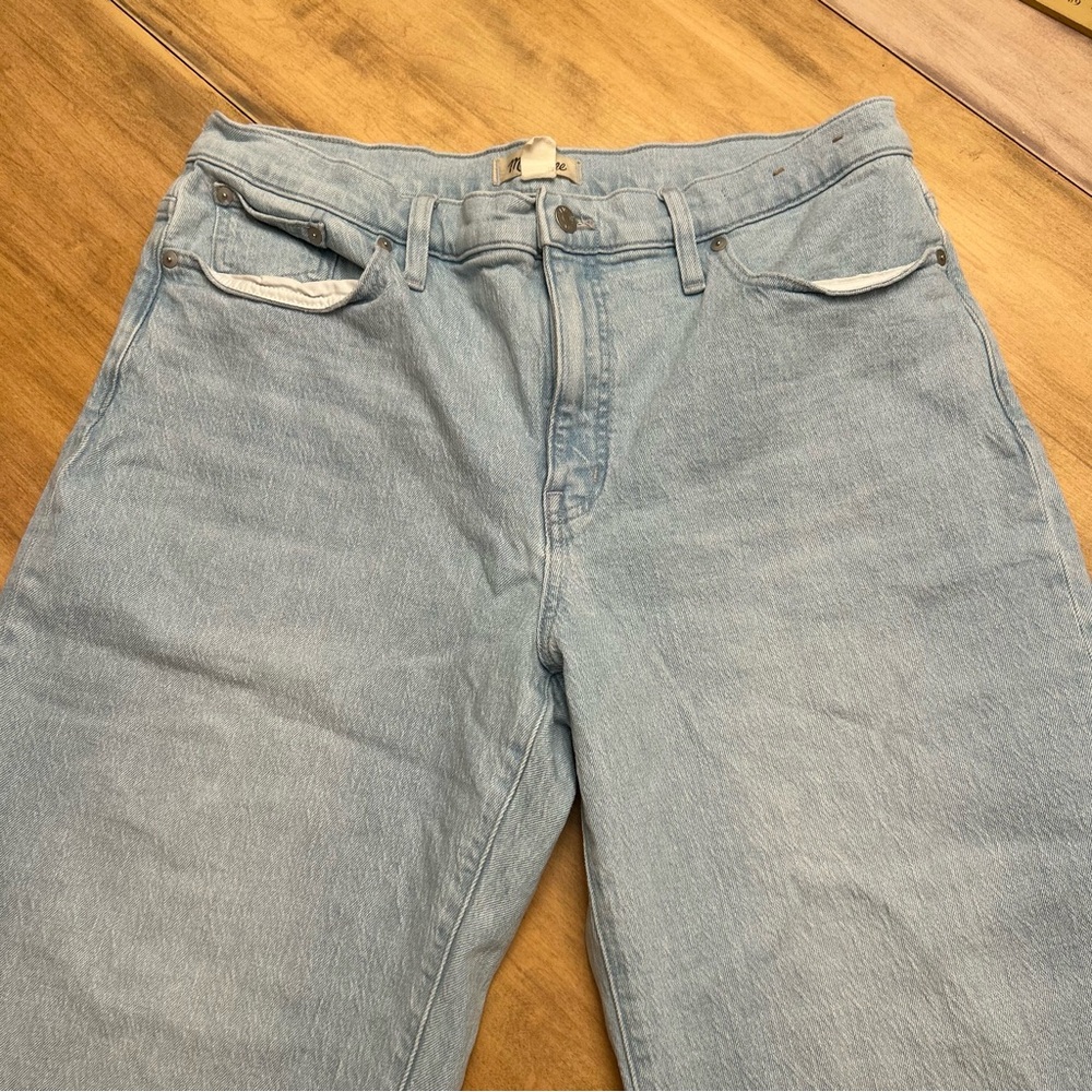 MADEWELL THE PERFECT VINTAGE WIDE-LEG CROP JEAN PETITE - Picture 8 of 9